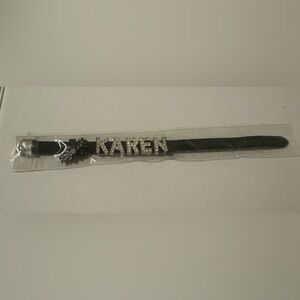 PU Leather (faux leather) Bracelet with Slide Charms. Karen